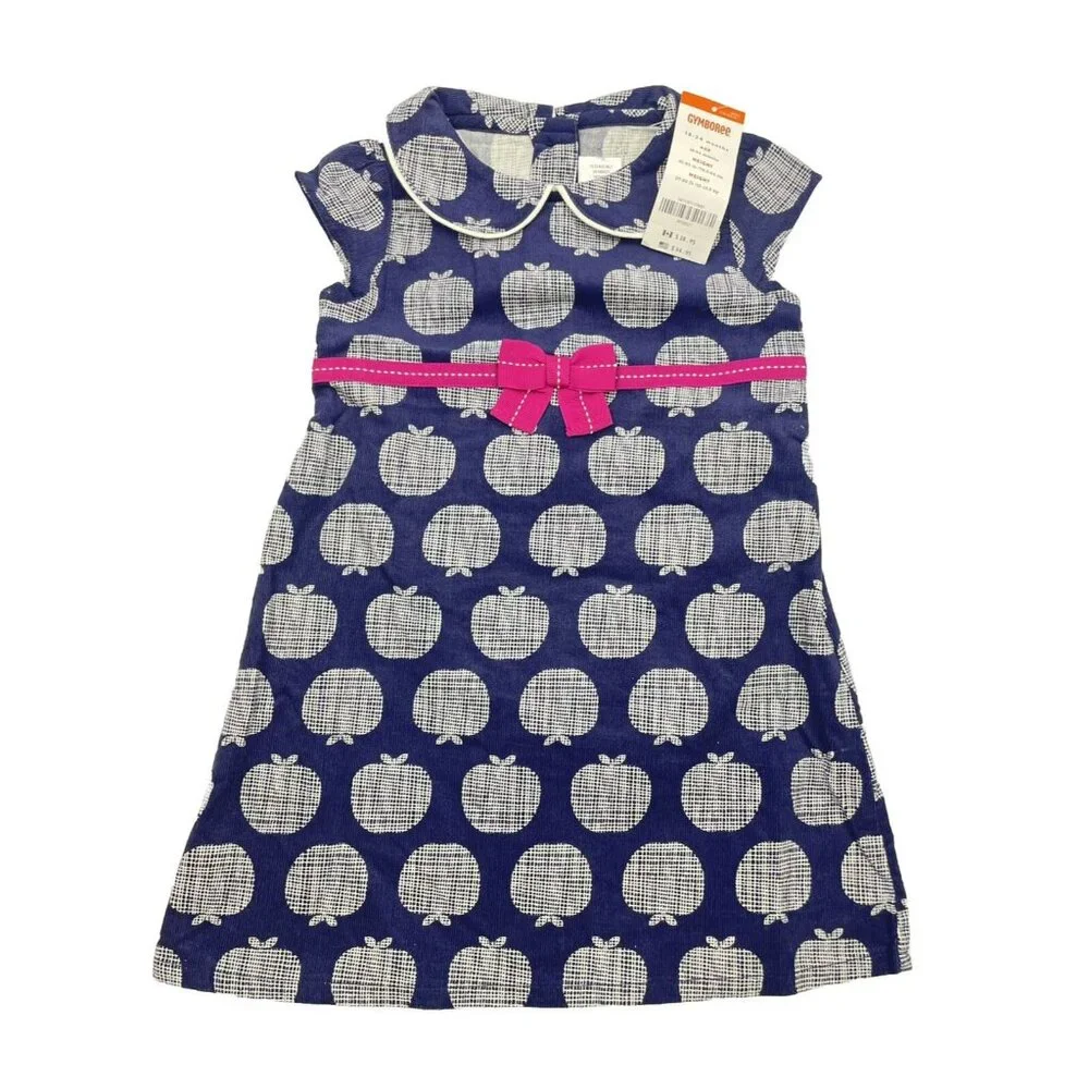 Gymboree Corduroy Baby Girl Dress Size 18-24 months Included Diaper Cover